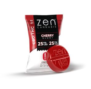 Cherry CBD:THC 1:1 50mg