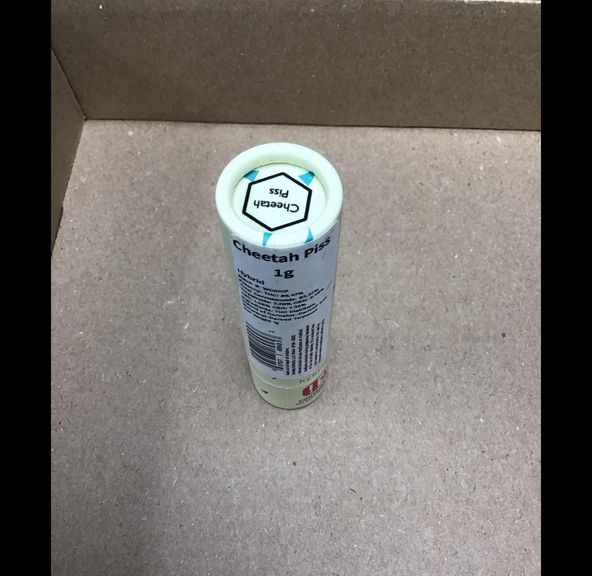 Cheetah Piss 1g Distillate Cartridge Sunday Extracts