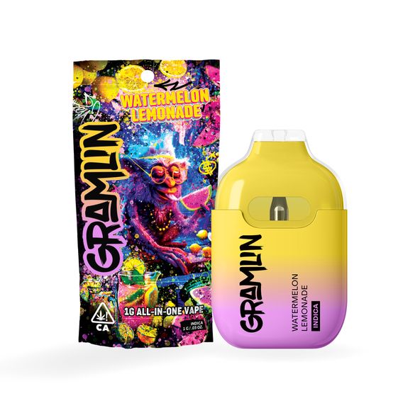 Gramlin - AIO Vape - 1g - Watermelon Lemonade