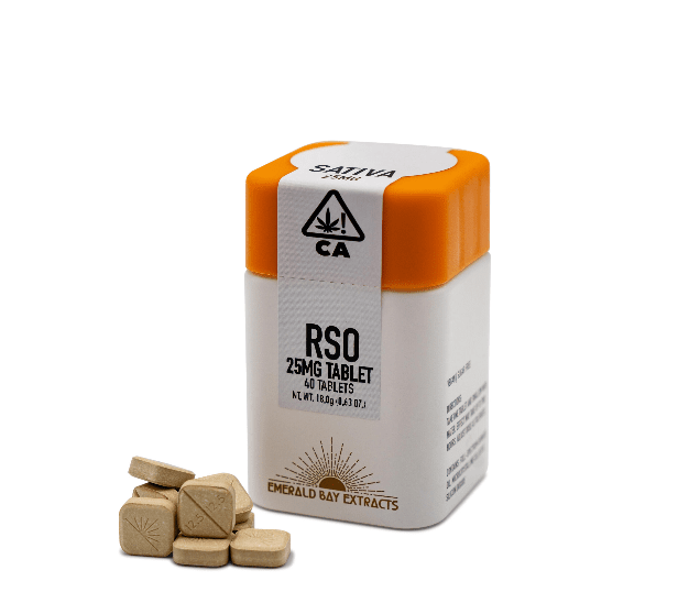Emerald Bay Extracts - Orange 76 RSO Tablets 25mg/1000mg