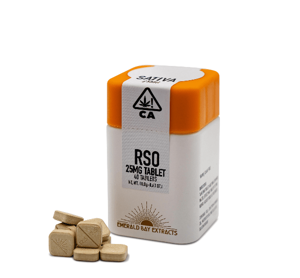 Emerald Bay Extracts - Orange 76 RSO Tablets 25mg/1000mg