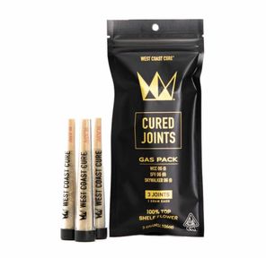 1g Gas Pack Cured Pre Rolls (3 Pack) - WEST COAST CURE