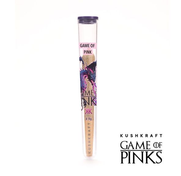 0.8g Pink Draco Exclusive Indica Pre Roll - Game of Pinks