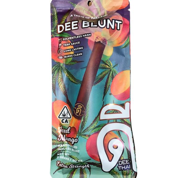 D. Dee Thai 2g Solventless Hash Infused Blunt - Iced Mango