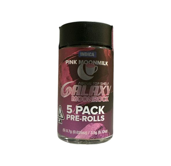 Galaxy Moonrock - Pink Moonmilk 5pk Prerolls 3.5g