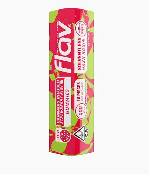 Flav - Strawberry Kiwi Rosin Gummies 100mg
