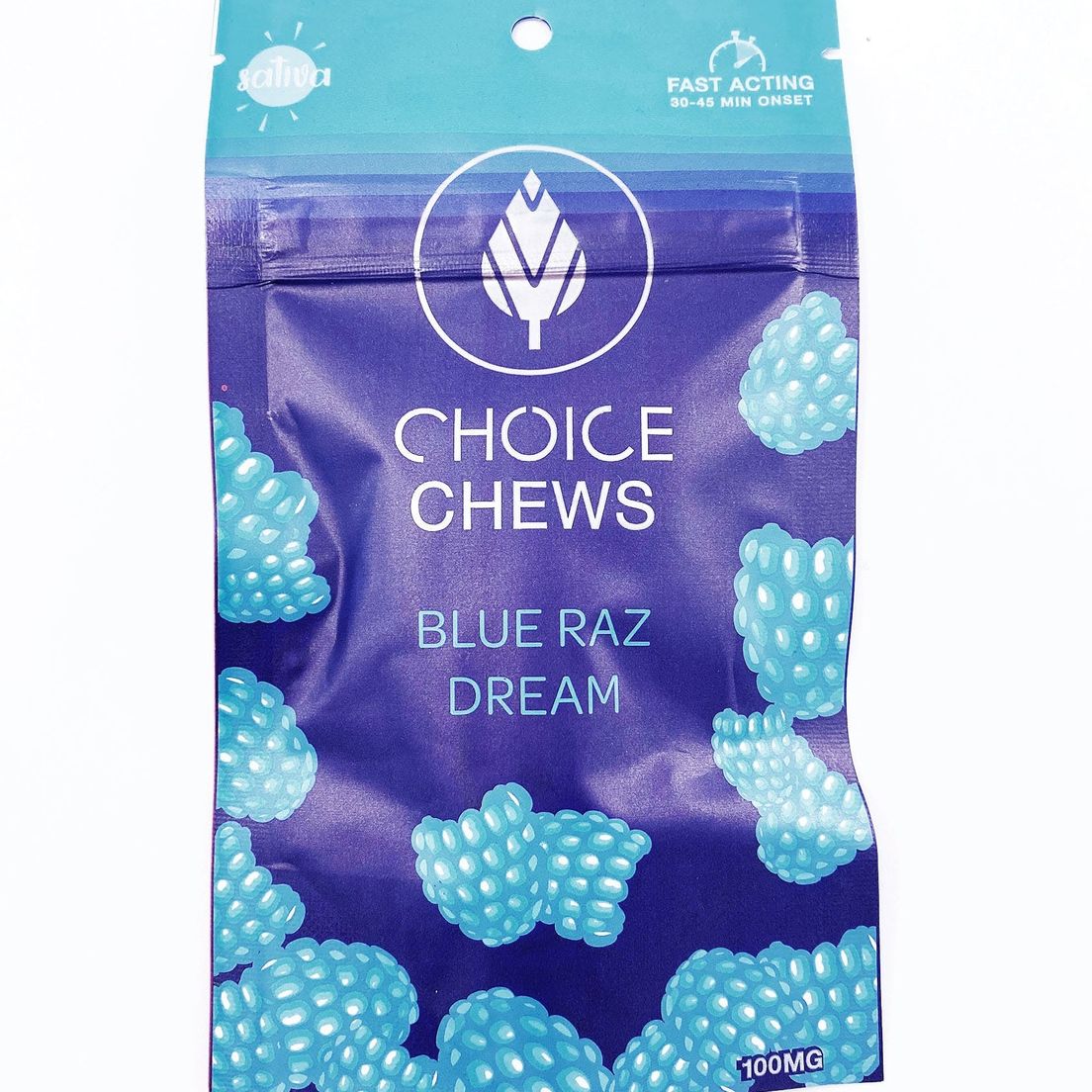 AU - Choice Chews - Blue Raspberry - 100mg