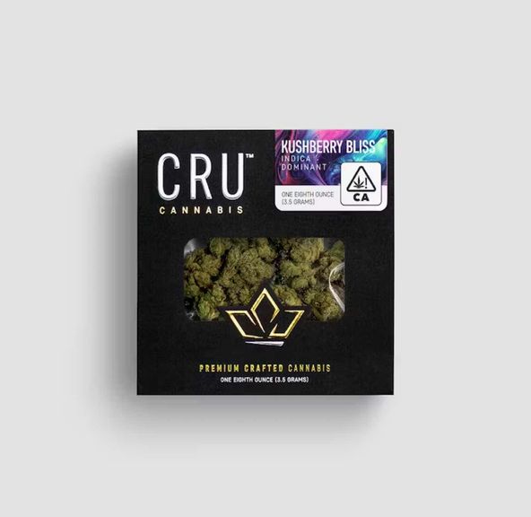 CRU Cannabis - Kushberry Bliss (3.5 Grams) 3.5g