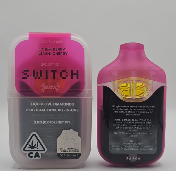 Boutiq Switch / Glow - Disposable - Chem Berry x Lemon Cherry - 2G