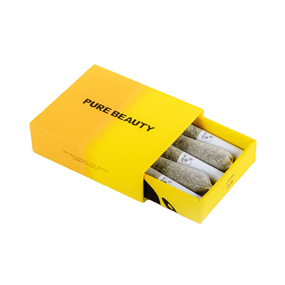 Pure Beauty | Infused Prerolls | 5 x .4g | Solventless | Sativa