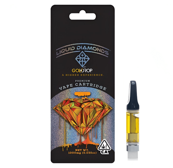Gold Drop | Vape Cart | 1g | Diamonds | Thin Mint