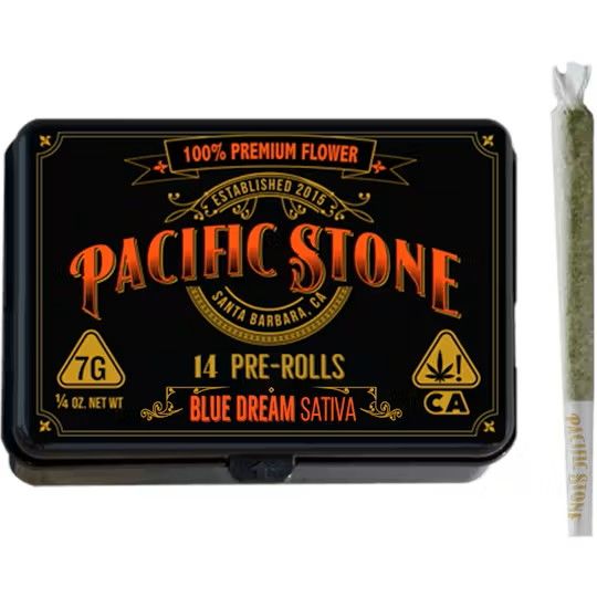 Pacific Stone Preroll 0.5g Sativa Blue Dream 14-Pack