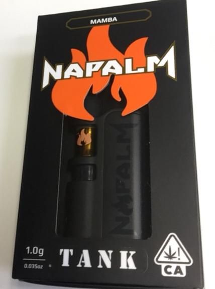 NAPALM - MAMBA LIVE RESIN DIAMONDS 1G VAPE CART W/BATTERY TANK