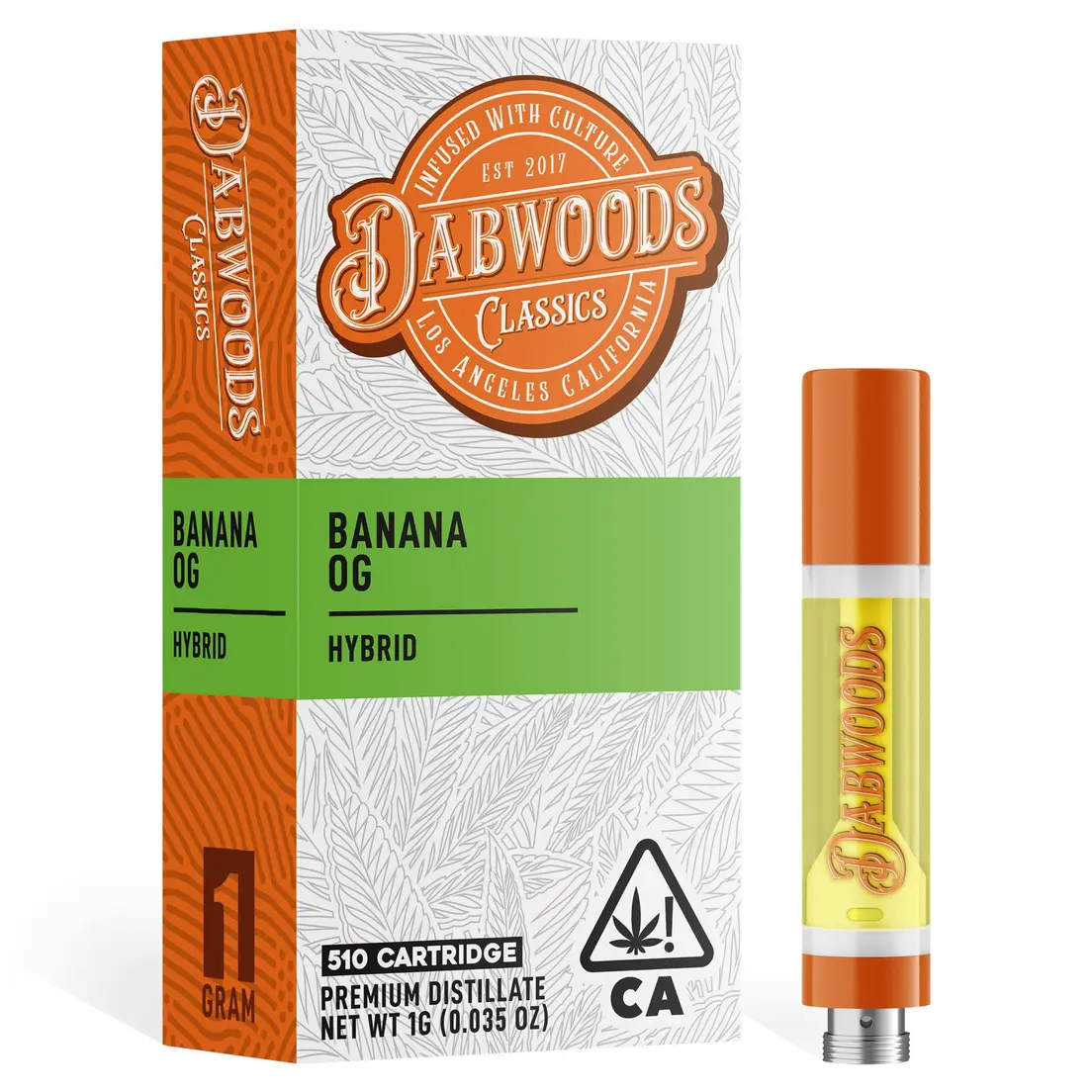DABWOODS - BANANA OG - CARTS 1G