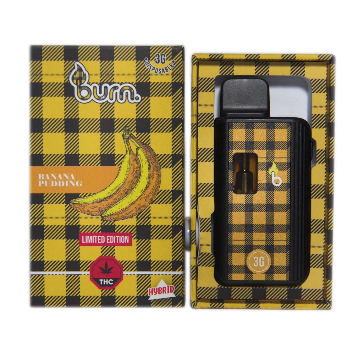 Burn Disposable Vapes – Banana Pudding (3 Gram)