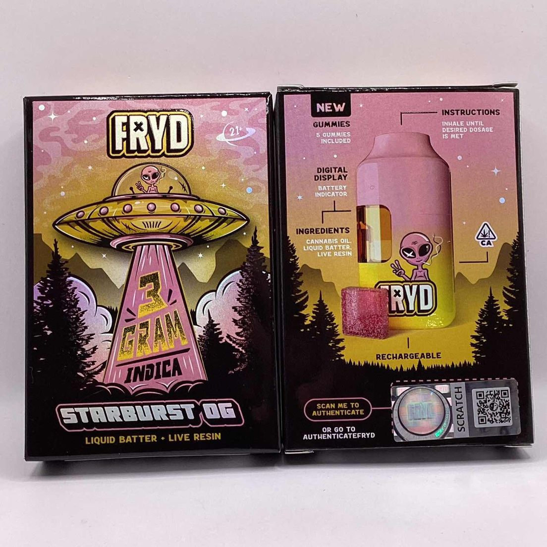 Fryd - Disposable - Starburst OG - 3g