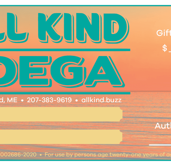 All Kind Bodega Gift Certificate $50