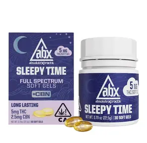 ABX - 5mg Sleepy Time Solventless + CBN Soft Gels - 30ct
