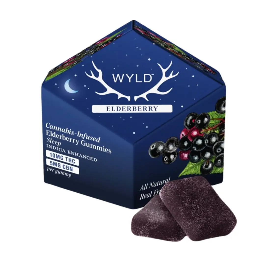 Wyld Fruit Chews Elderberry 100mg THC / 50mg CBN 2:1