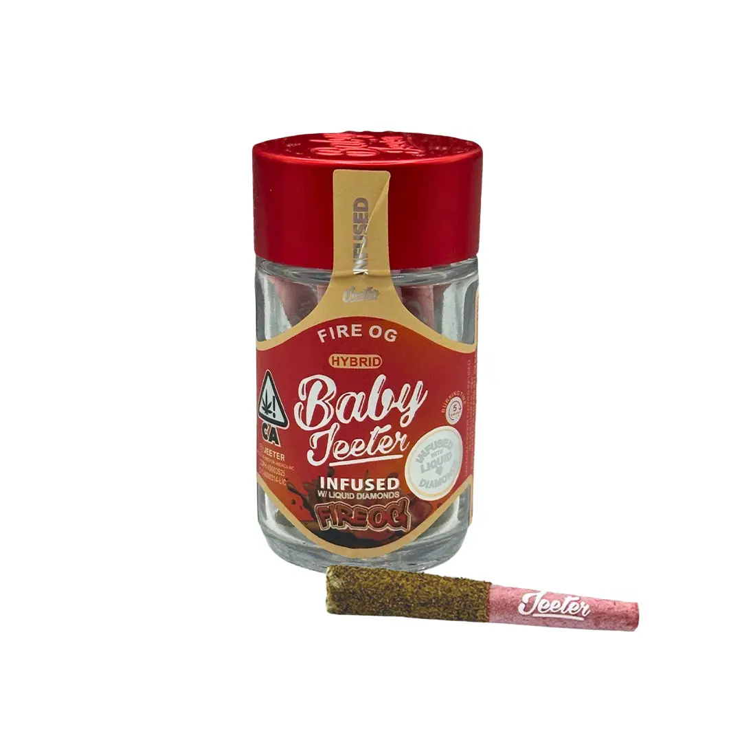 Baby Jeeters Liquid Diamonds 5pk (.5g) - Fire OG (H)