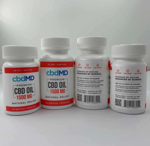 CBDMD|Oil 1500Mg|60Capsules