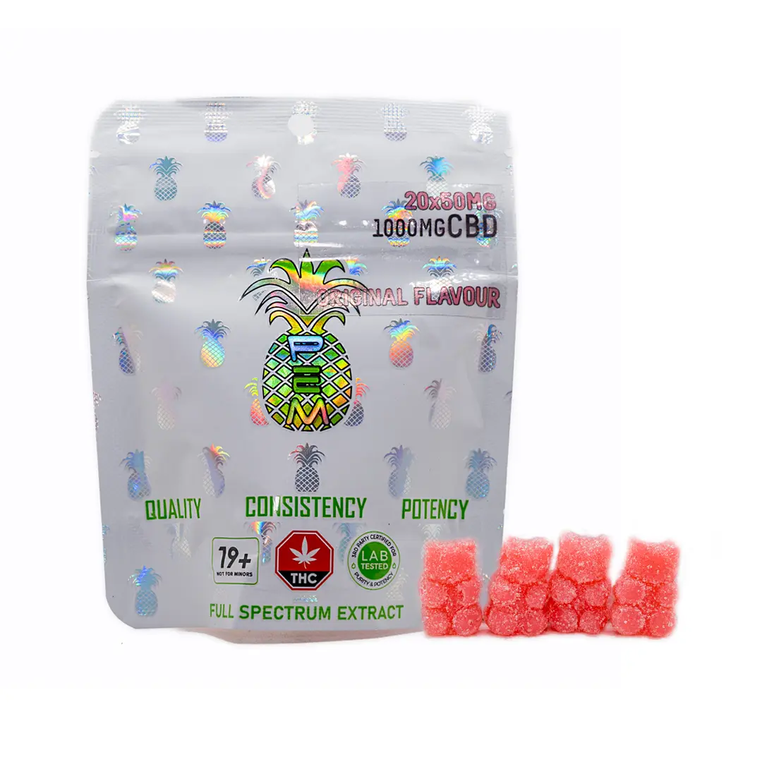 1000mg CBD Pineapple Express Meds Gummies 20x50mg PEX / PEM