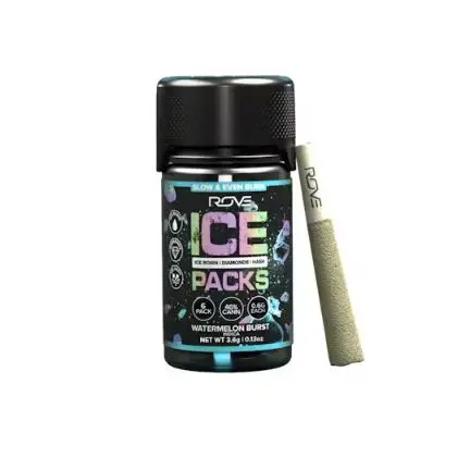 Watermelon Burst Ice Packs 6pk Infused Pre Rolls 3.60 g