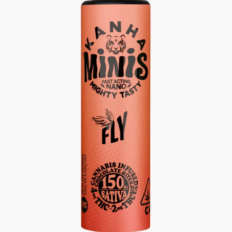 Kanha NANO Mini Chocolates Sativa Fly 100mg THC / 50mg THCV