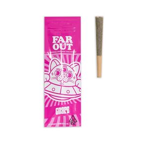 1g Grape Infused (SINGLE) Pre Roll - FAROUT