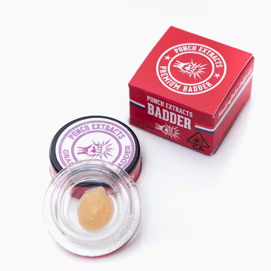 Punch Edibles & Extracts - BHO Badder - Pink Rose 1g