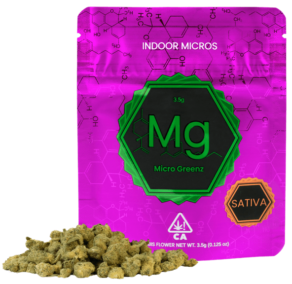 Micro Greenz | Indoor Flower | 14g | H | LCG x White Runtz |