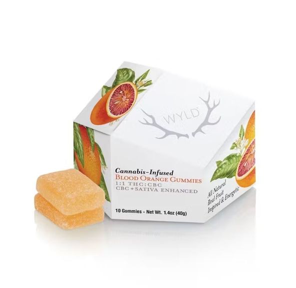 Wyld Fruit Chews Blood Orange 100mg THC / 100mg CBC 1:1