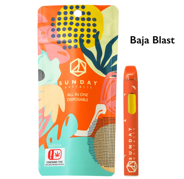 SUNDAY EXTRACTS BAJA BLAST DISPOSABLE 2G