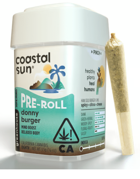 Coastal Sun - Donny Burger - 10 Pack Prerolls - 3.5 Grams