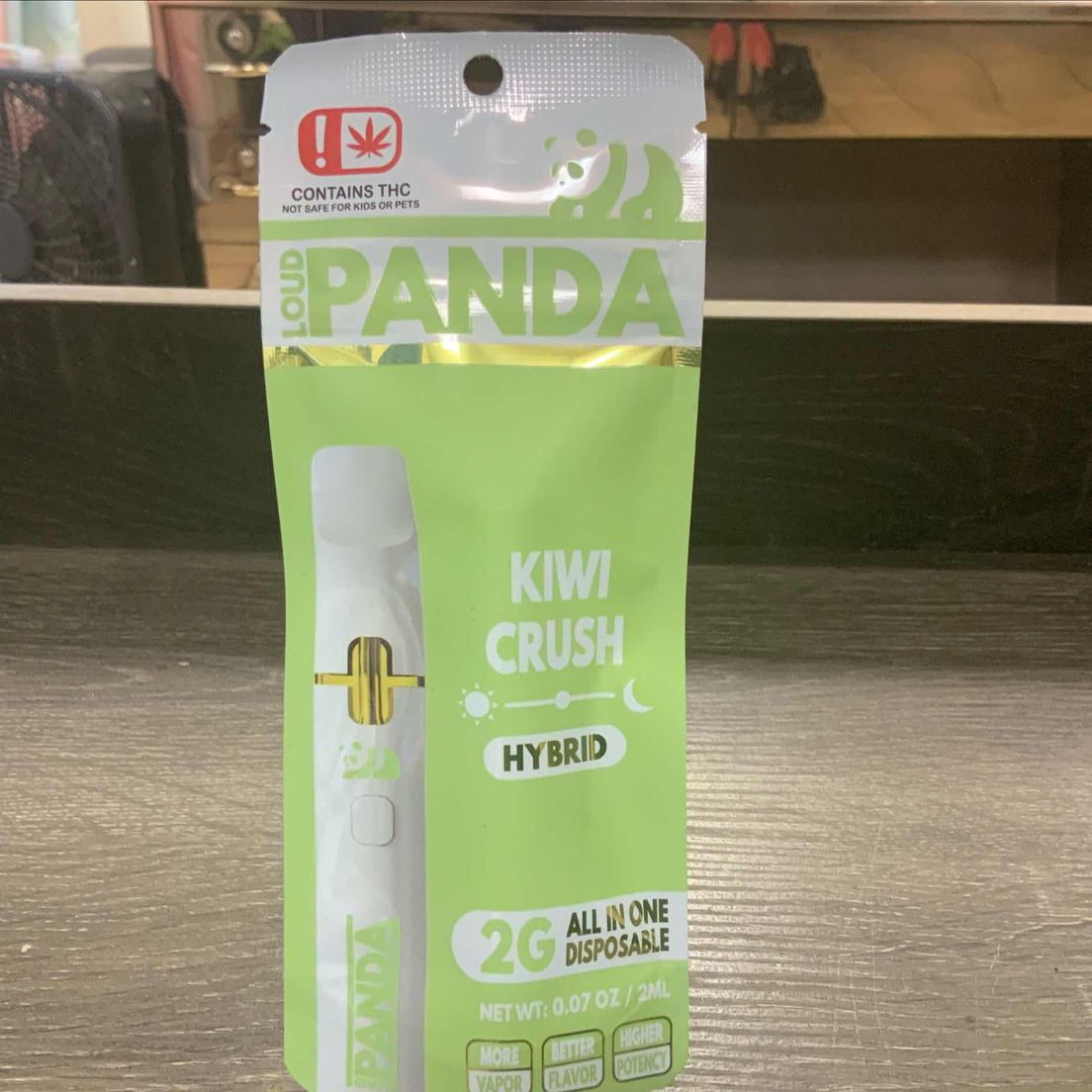 Kiwi Crush Loud Panda 2g Disposable