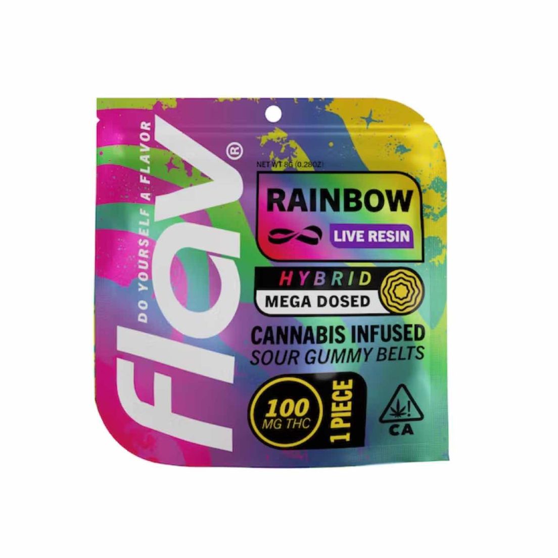 Flav - Macro Belt - Rainbow - Live Resin - 100mg