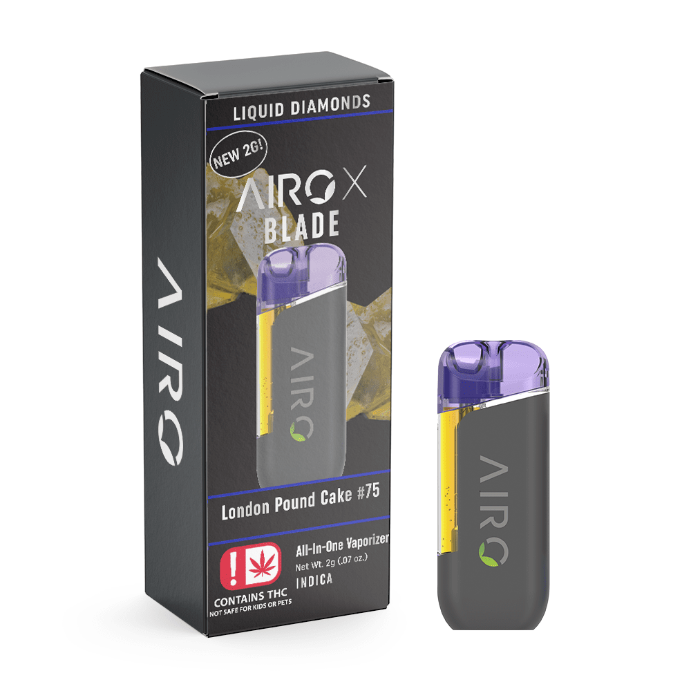 AIRO LONDON POUND CAKE # 75 LIQUID DIAMOND DISPOSABLE 2G