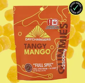 2500mg Full Spectrum Gummy - Tangy Mango 80.00 g