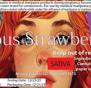 Nirvana - Jealous Strawberries 1g Pre-Roll