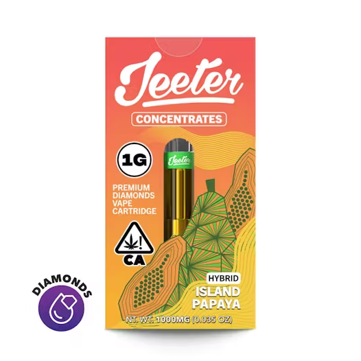 Concentrates Diamonds Vape Cartridge - Island Papaya