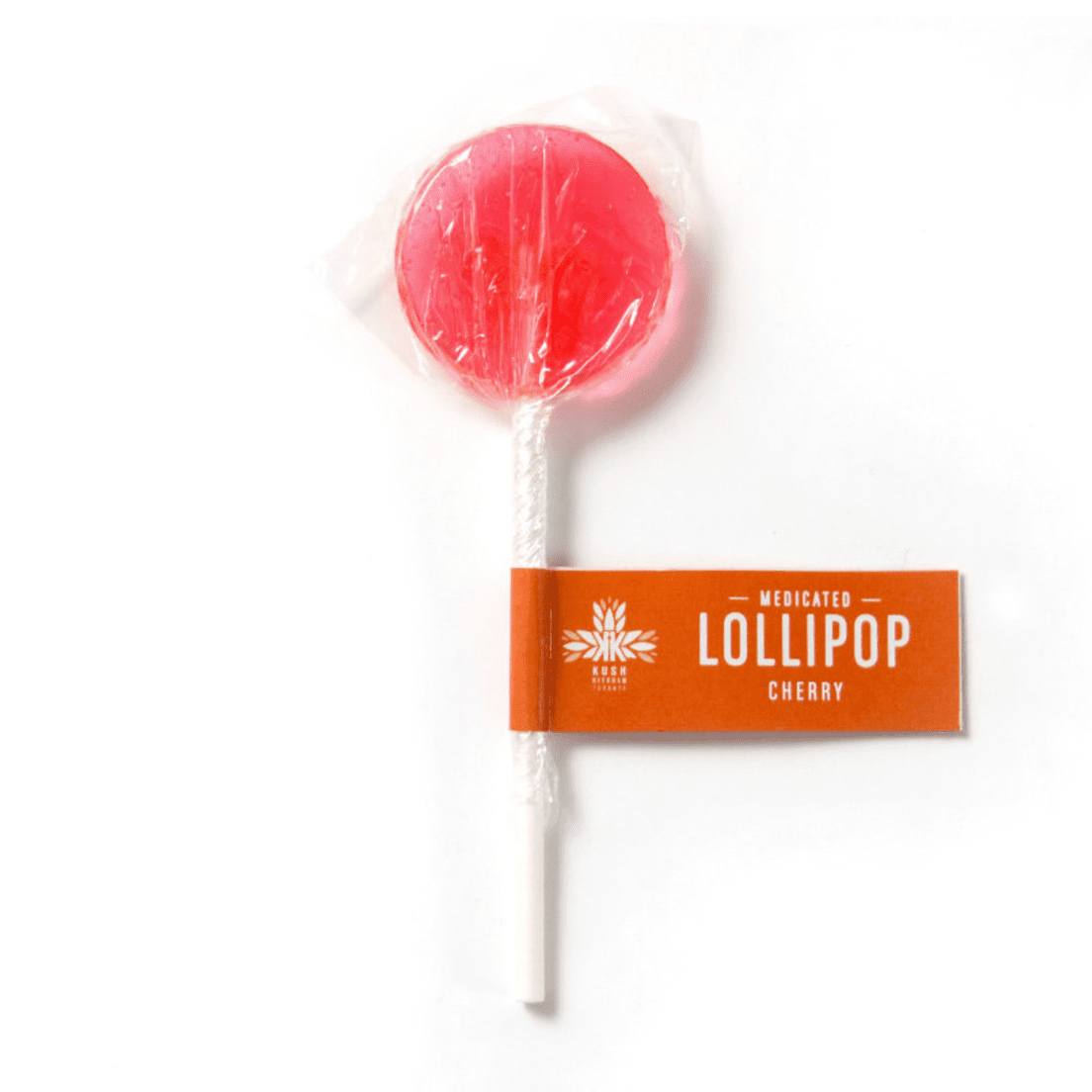 Cherry 100mg Medicated Lollipop by Kush Kitchen