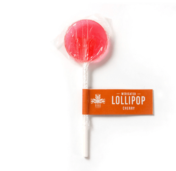 Cherry 100mg Medicated Lollipop by Kush Kitchen