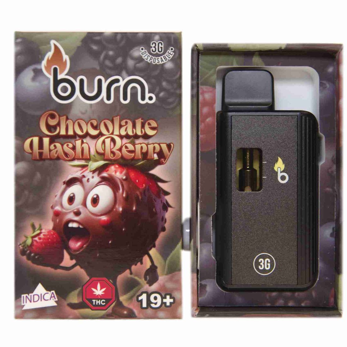 3 Gram Burn Disposable – Chocolate Hash Berry (3 Gram)