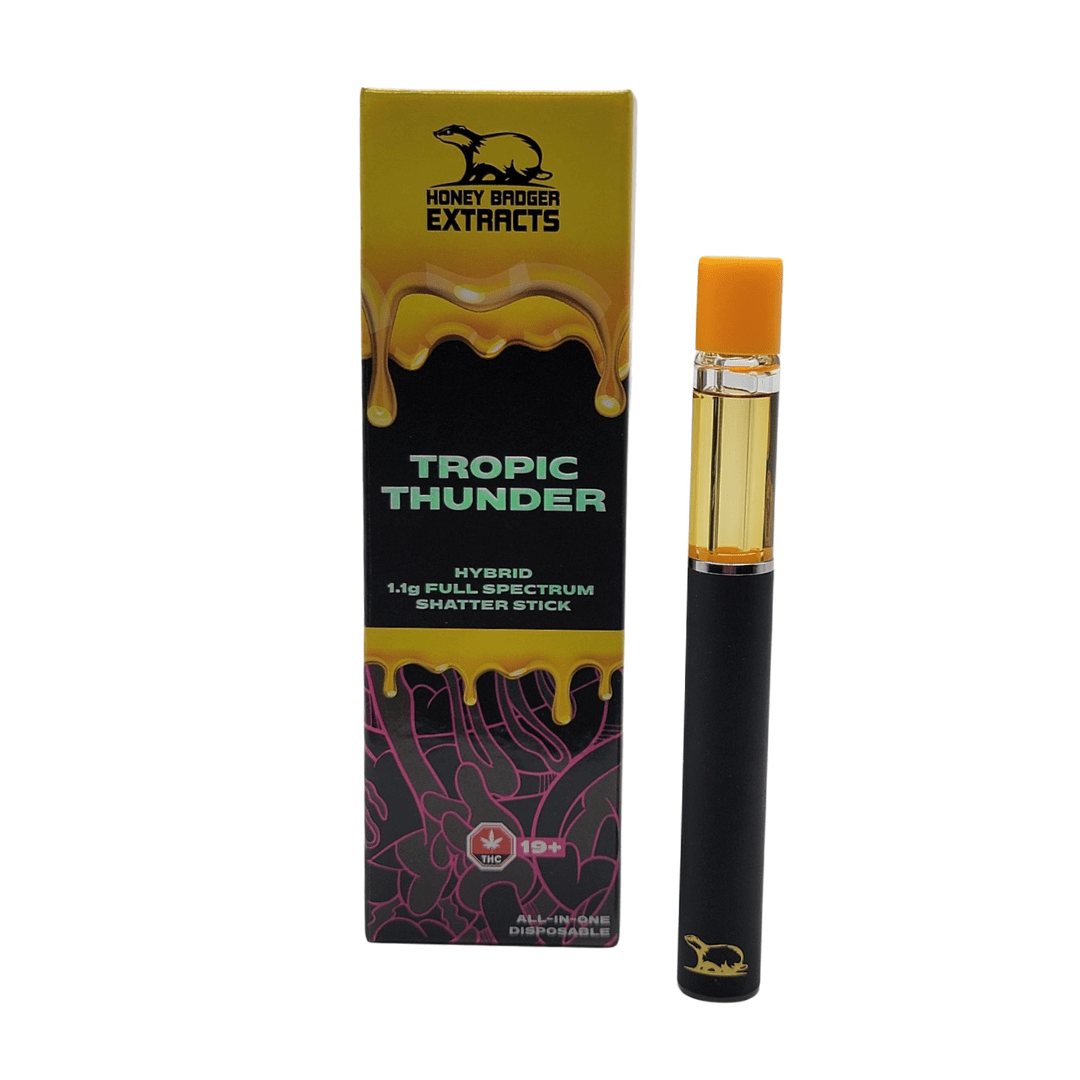 Tropic Thunder - 1.1G Disposable Shatter Pen by Honey Badger