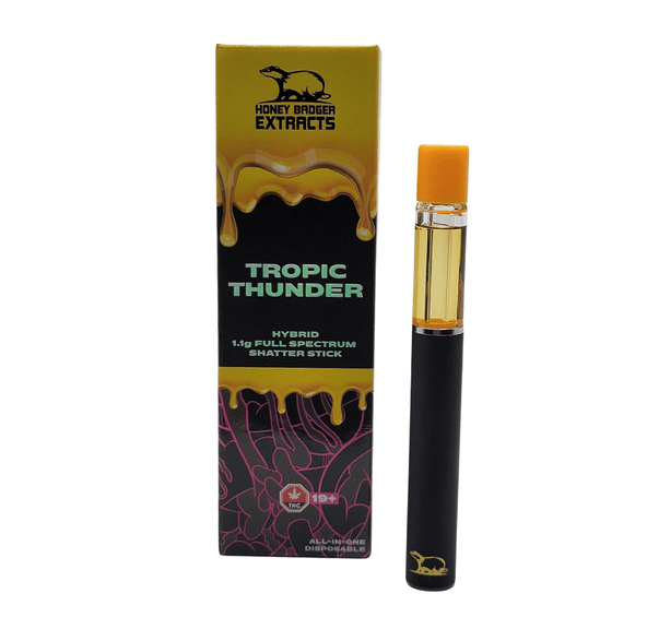 Tropic Thunder - 1.1G Disposable Shatter Pen by Honey Badger