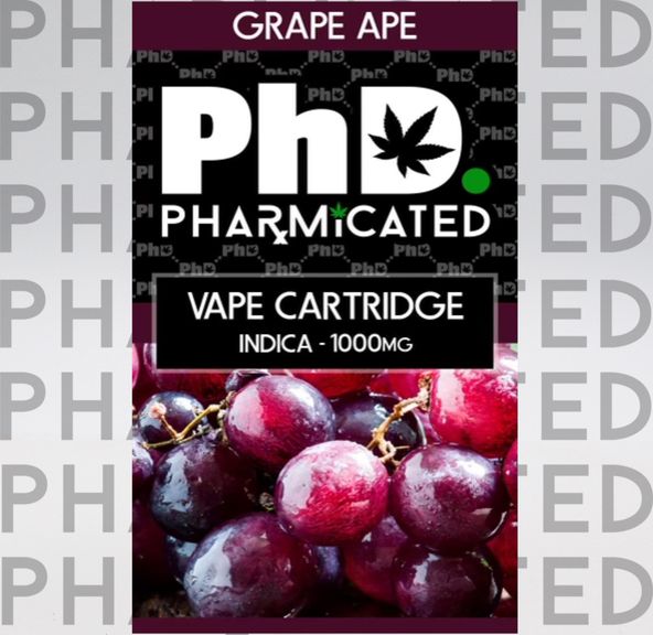 PHARMICATED GRAPE APE CART 1G