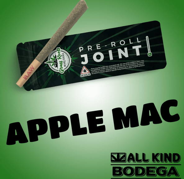 Apple Mac 1g Preroll (@grassrootsmarijuana)