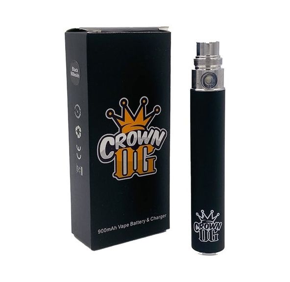 1 Crown Genetics Vape Battery 510 Thread/900 mAh - Crown OG
