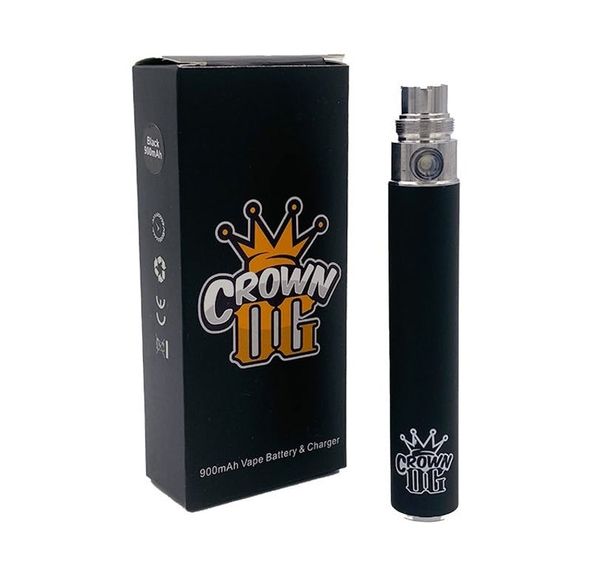 1 Crown Genetics Vape Battery 510 Thread/900 mAh - Crown OG