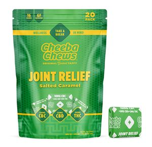 CHEEBA CHEWS JOINT RELIEF SALTED CARAMEL CBC:CBD:THC 100MG